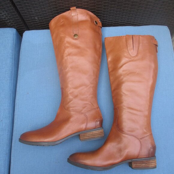 NWT Sam Edelman ~ Penny Boot ~ Wide Calf Knee High Riding ~ Leather ~ 8.5 - Picture 9 of 15